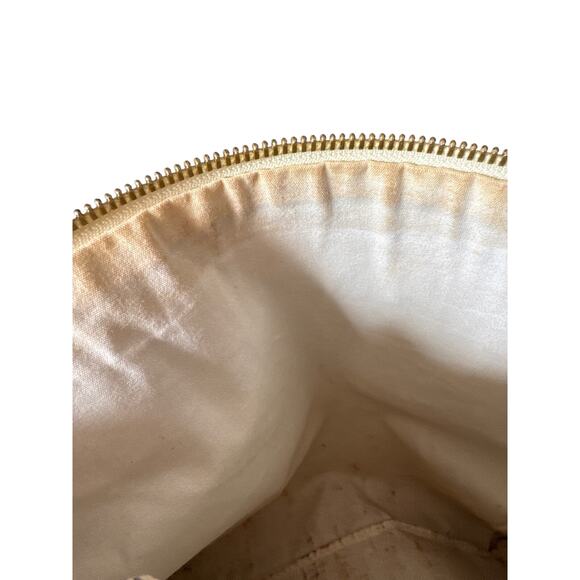 CLARE V. CLARE VIVIER CALF HAIR FLAT FOLD OVER CLUTCH CAMEL - Picture 8 of 10